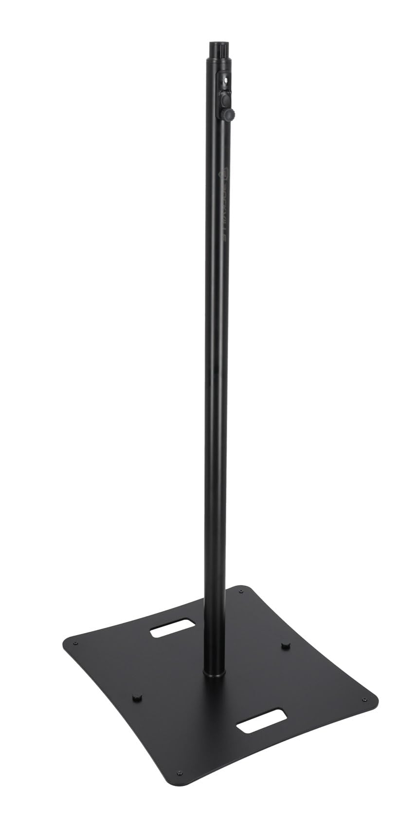 Rockville RLF2 9.8 Ft Multi-Purpose Speaker/Lighting/Projector Stand, Flat-Base, Air Cushion System, Tiltable Projector Tray, fo
