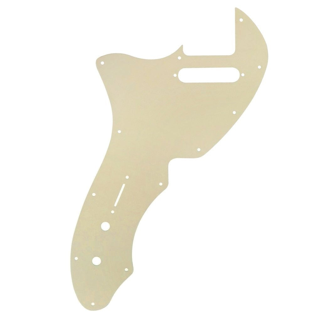 FLEOR 3Ply Cream TL Pickguard Guitar Pick Guard Plate with Screws Fit 69 TL Thinline Re-issue Guitar Part
