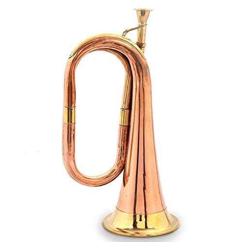 Sg Musical Company Golden Copper Musical Bugle For Kids/Boys/Girls Hbsc890