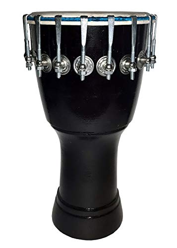 Gt Manufacturers Free Style Rope|Tuned Djembe|Djembe Drums(8 Head)|Musical Instrument|Percussion Hand Drums| Nut Blod With Cov