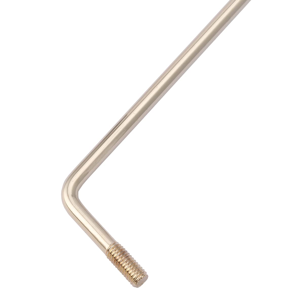 Musiclily Pro 5.8mm Thread-in Steel Tremolo Arm Whammy Bar Vibrato Arm for Squier Strat Style Electric Guitar, Gold with Black T