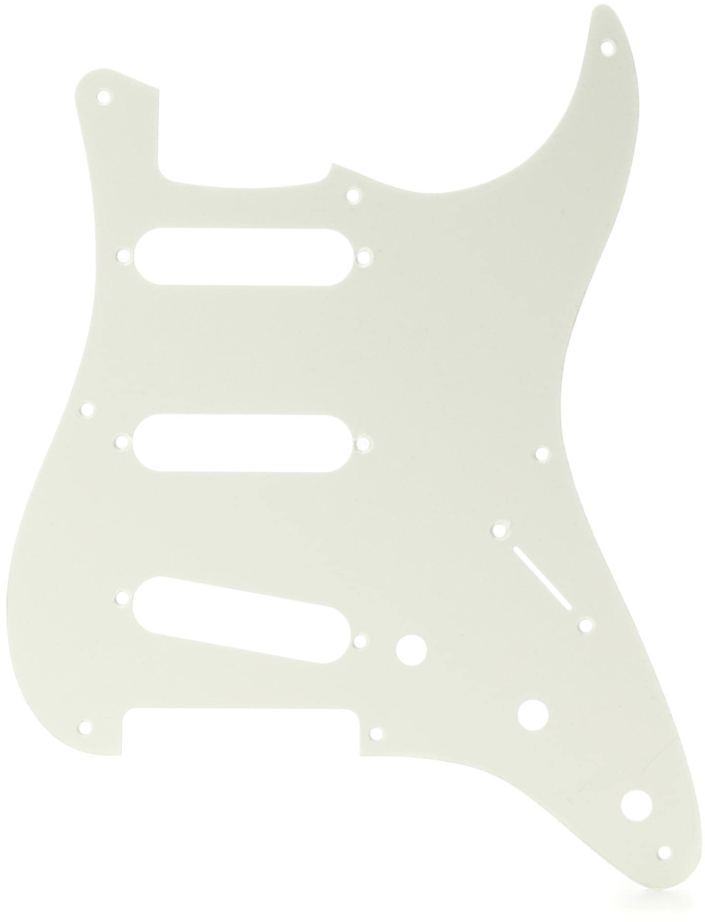 Fender Pure Vintage '56/'59 10-Hole Stratocaster Electric Guitar Pickguard, 1-Ply, Eggshell