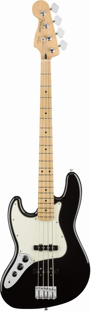 Fender Player Jazz Bass, Black, Left-Handed, Maple Fingerboard