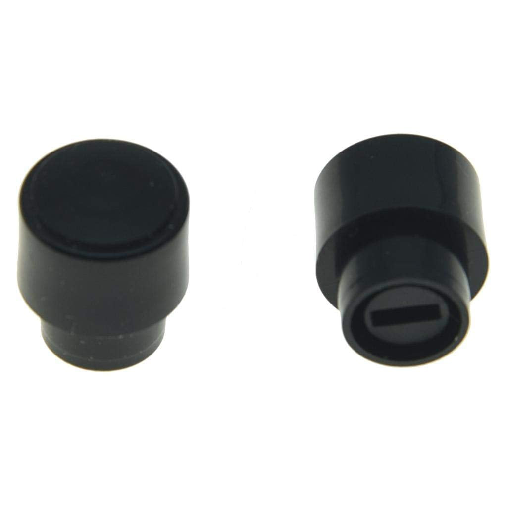 Dopro 2pcs Barrel Switch Tip 3 Way/4 Way Pickup Selector Switch Knob for U.S. Tele/Telecaster Black