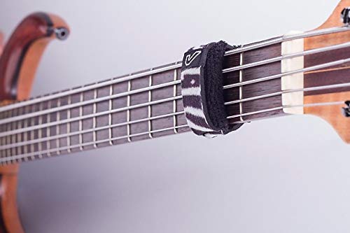 Gruv Gear FretWraps Wild 'Zebra' String Muters 1-Pack (Small) (FW-1PK-ZEB-SM)