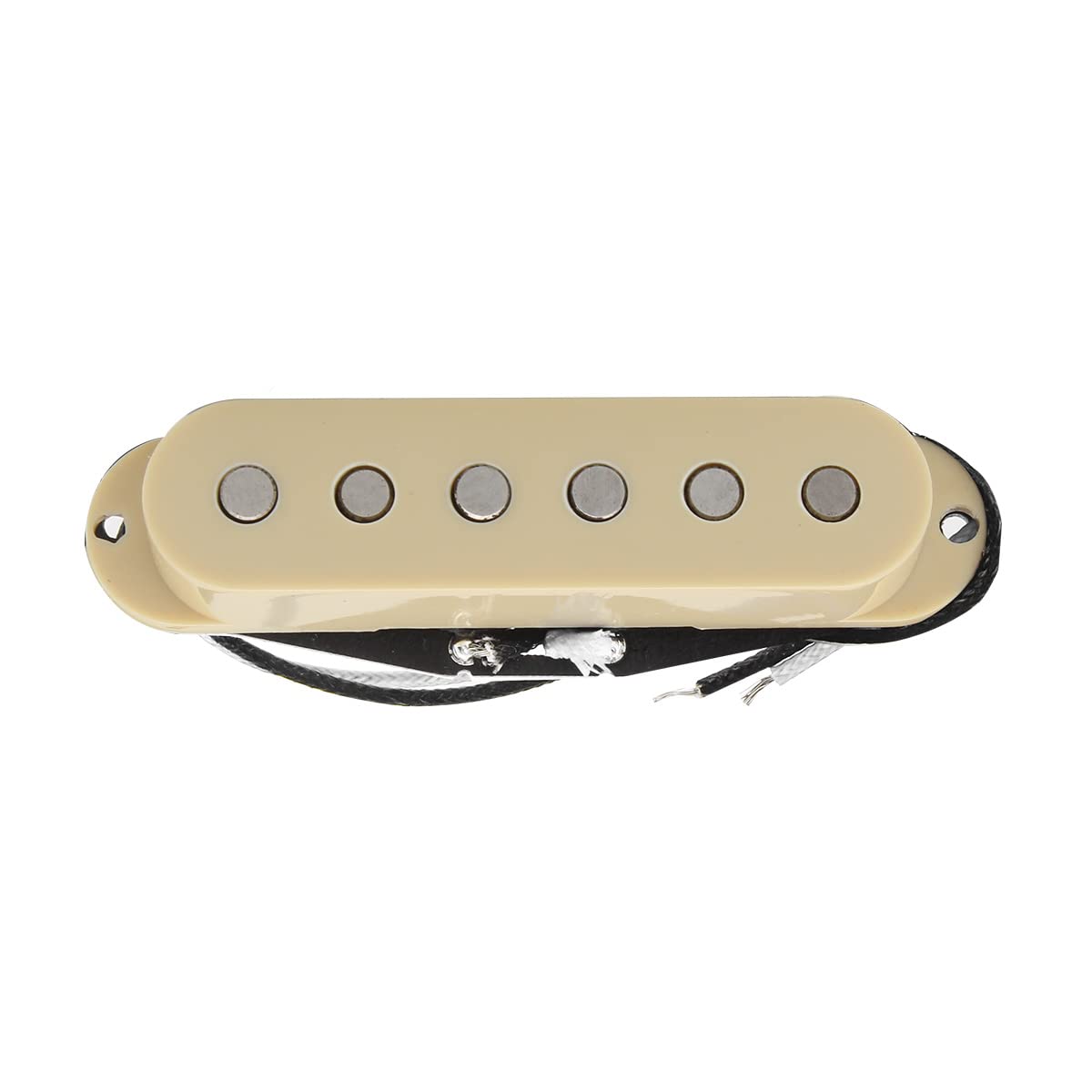 FLEOR Single Coil Pickup Alnico 5 Strat Pickups Guitar Neck/Middle/Bridge Pickups Staggered for Squier Stratocaster Pickups Repl
