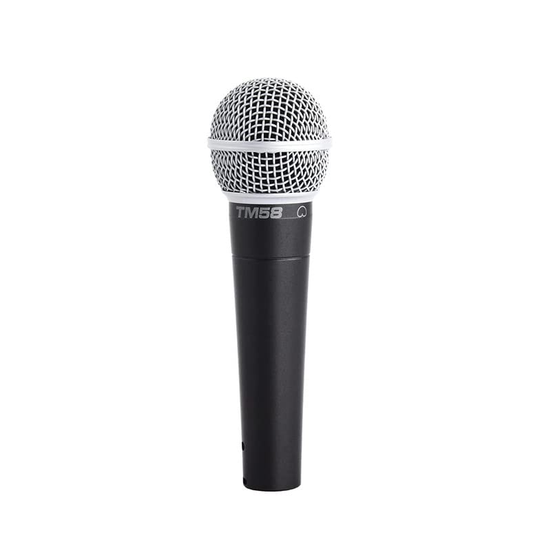 Superlux Tm58 Dynamic Vocal Microphone Cardioid Xlr Wired Mic For Singing, Live Stage, Studio Recording, Karaoke & Podcast | 50H