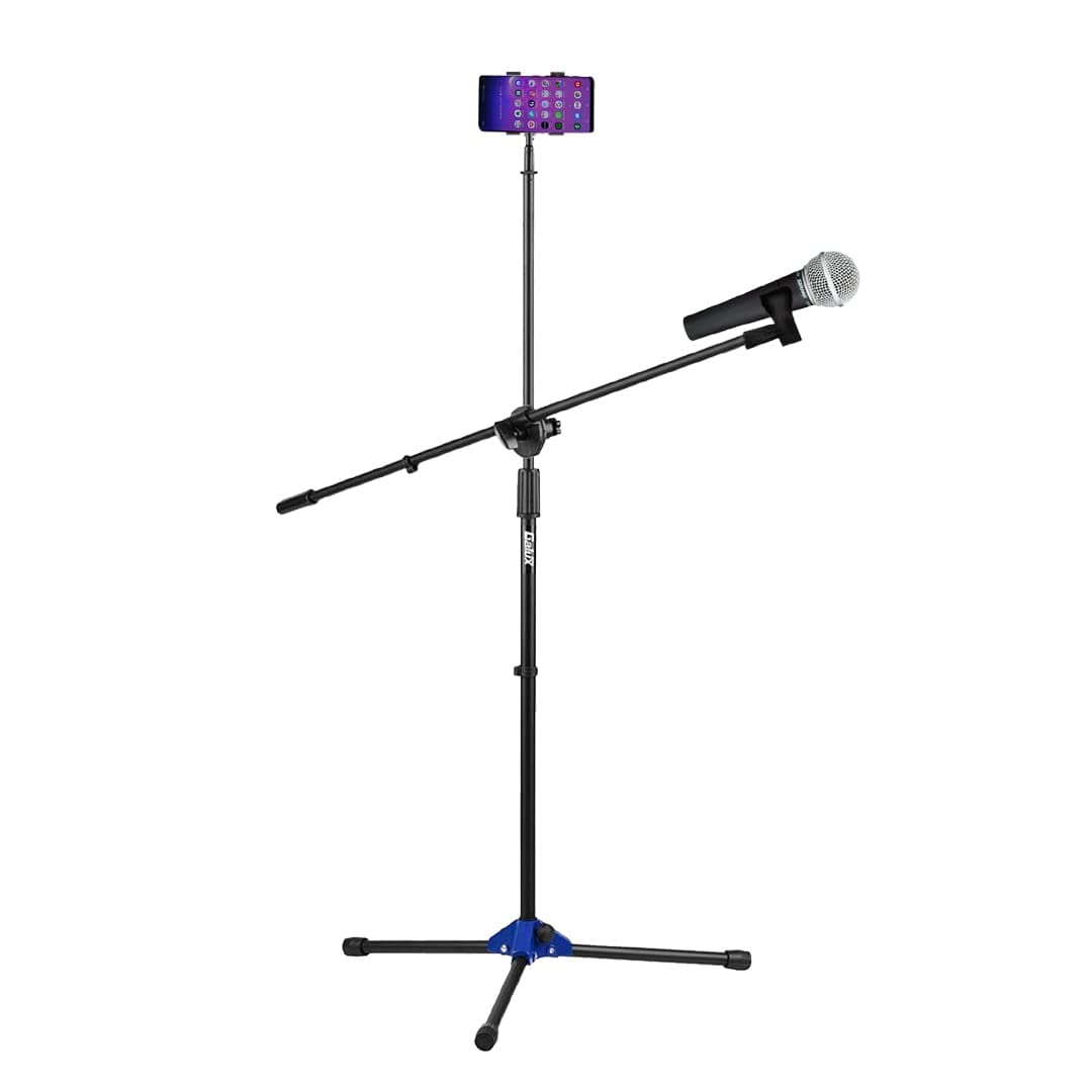 Galux GMP-600 Mic stand(Heavy Duty with Mobile holder and Microphone holder. Tripod base.