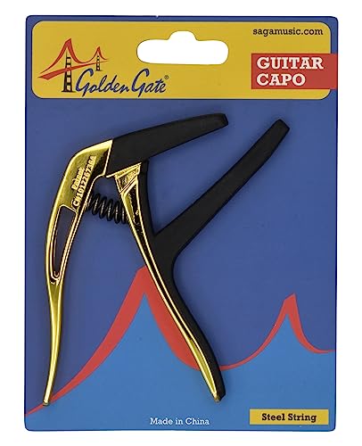 Golden Gate GC-50GD Acoustic Guitar Capo - Gold