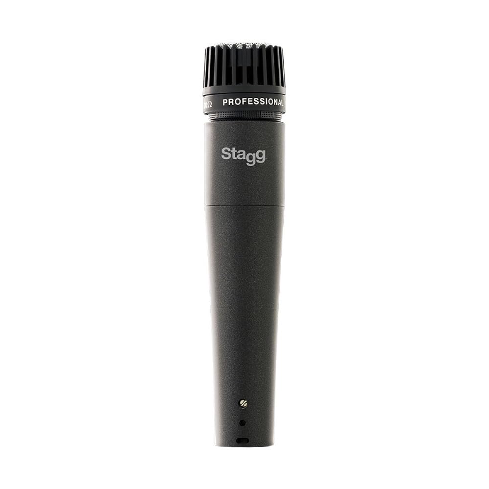 Stagg SDM70 Professional Multipurpose Cardioid Dynamic Microphone, Black