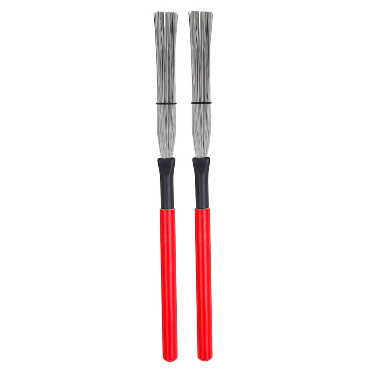 Uldigi 2Pcs Percussion Brush With Wooden Handle Durable Steel Wire For Jazz Drums For Beginners And Youth Bands Easy To Use And 