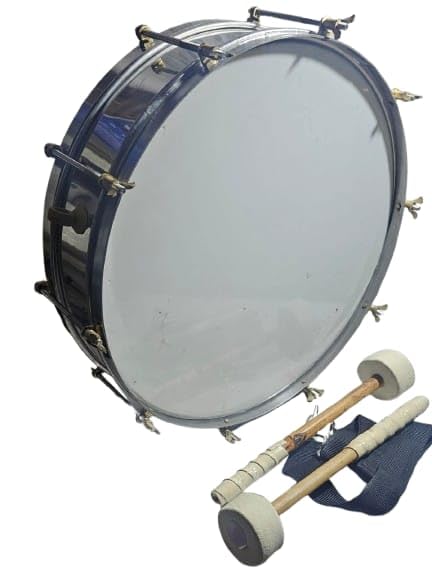 Sm Sai Musicals Steel Thap Drum 18 Inch 1 Pair Beater