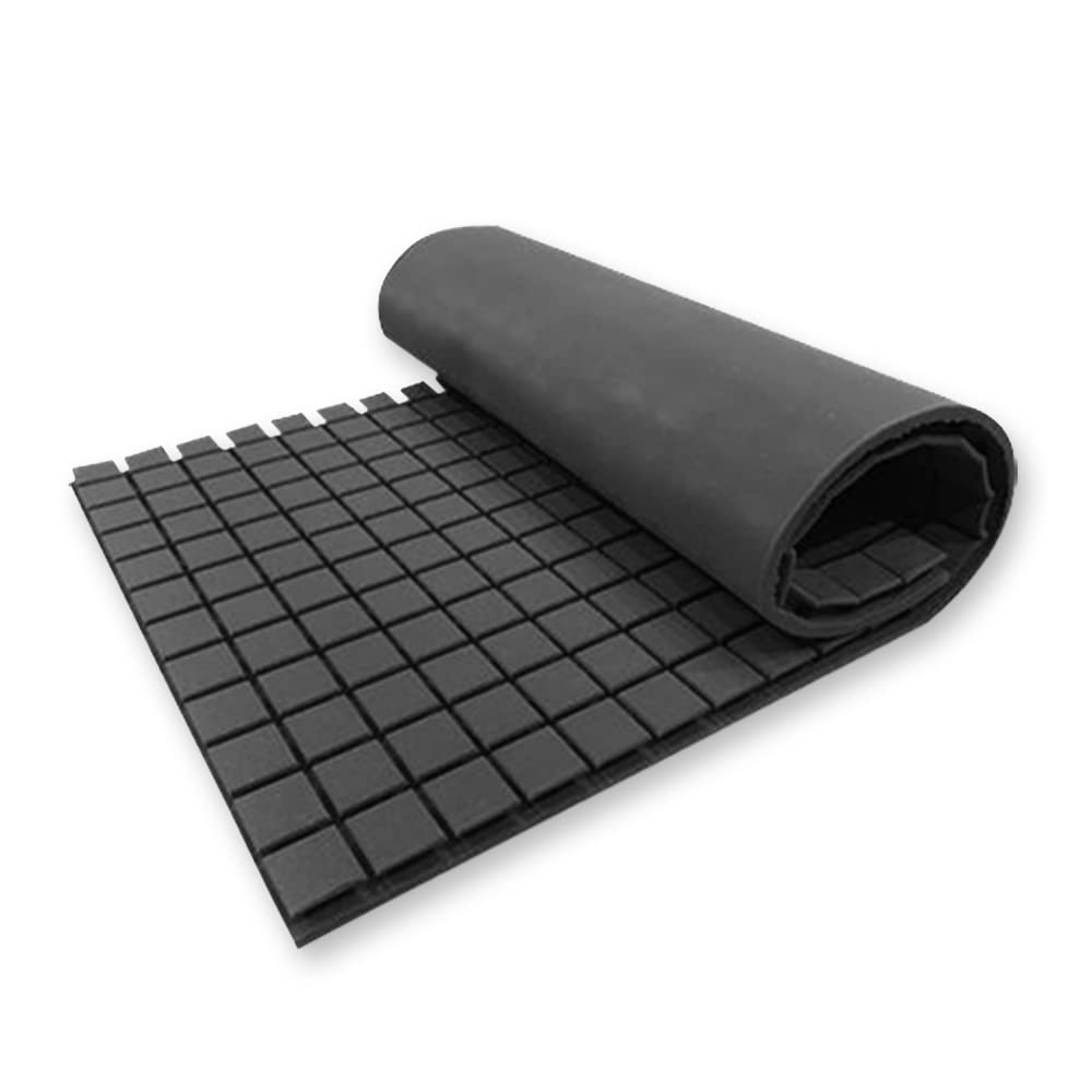MMT Acoustix Soundproofing Turbo Acoustic Foam Panels | 2x Echo Reduction + Noise Absorption | 3D Design | 1 Sheet of 6x3 Feet 2
