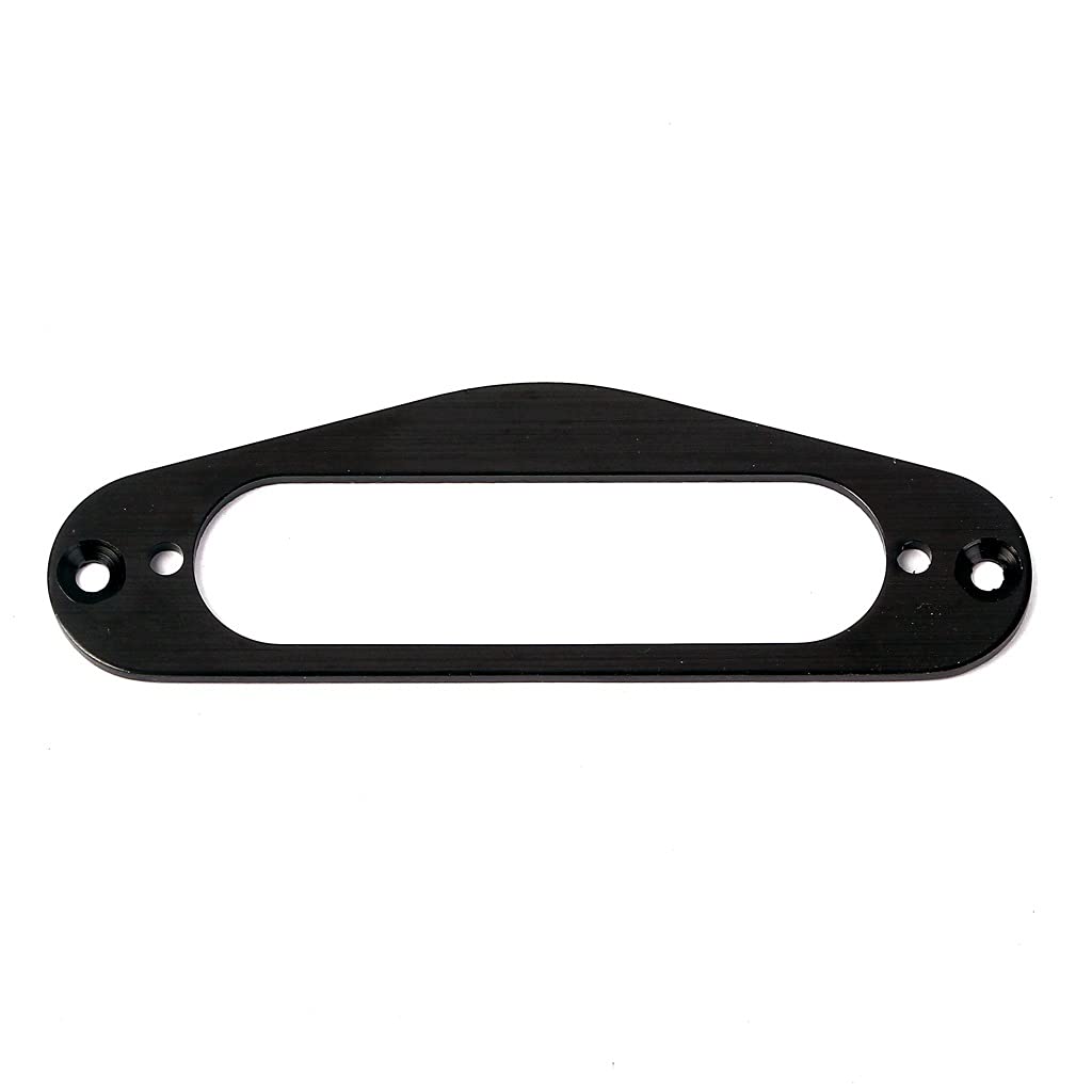 Alnicov Metal Neck Pickup Mounting Ring for Stratocaster Strat Single Coil Pickup Black
