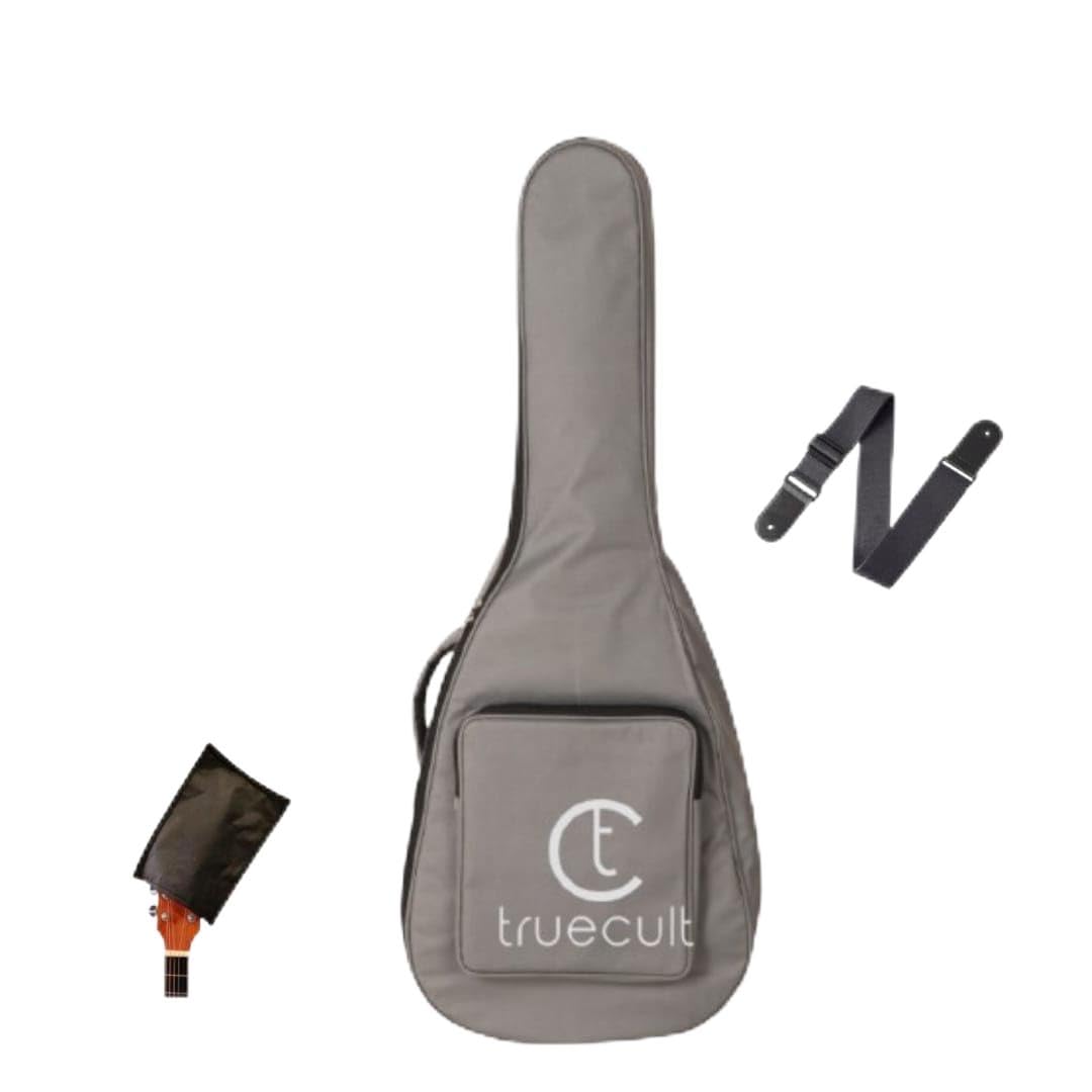 True Cult Acoustic Guitar Bag Compatible With All 38; 39; 40; 41; 42 Inches Guitar (Acoustic Guitar Bag, Light Grey)