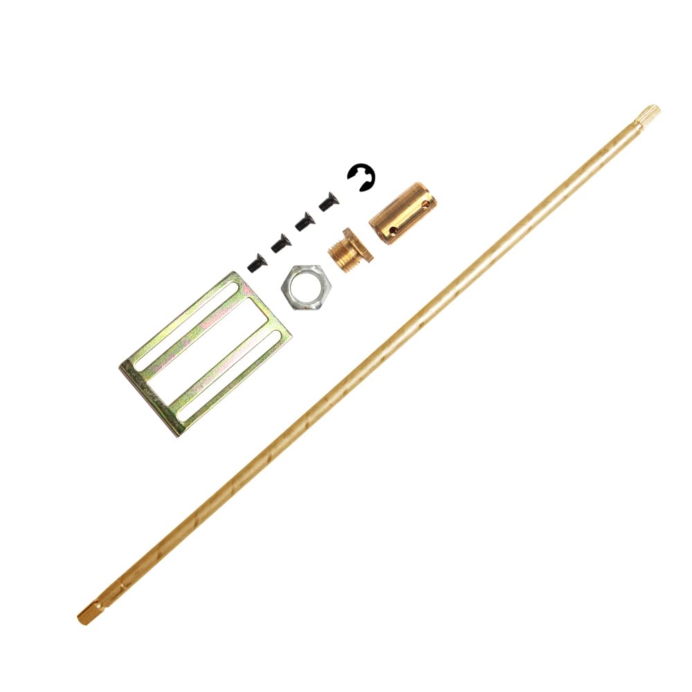 Acxico 1 Set Aluminum 300Mm Volume Potentiometer Extension Shaft Audio Connecting Long Rod