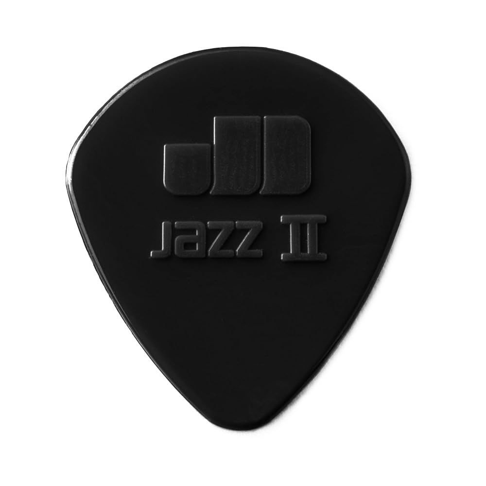 Dunlop 47P2S Nylon Jazz Ii, Black, 1.18Mm, 6/Player'S Pack