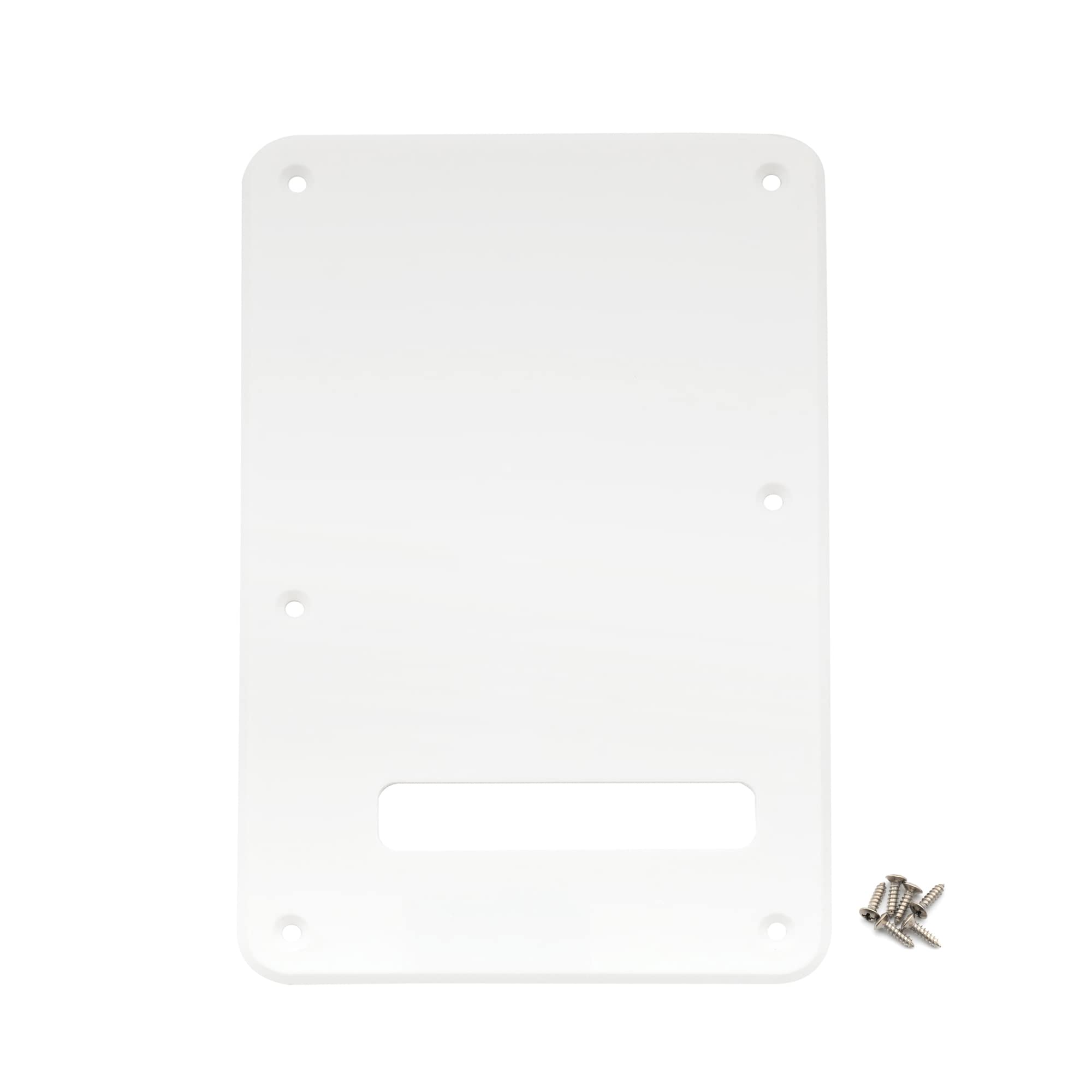 Musiclily 6 Hole Strat Back Plate Tremolo Cavity Cover Guitar Backplate For Fender Usa/Mexican Made Standard Stratocaster Modern