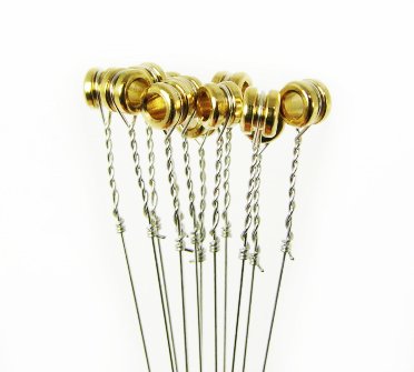 12-pack 10ga. (.010'') Plain Steel/Unwound Guitar Strings - Made in the USA!