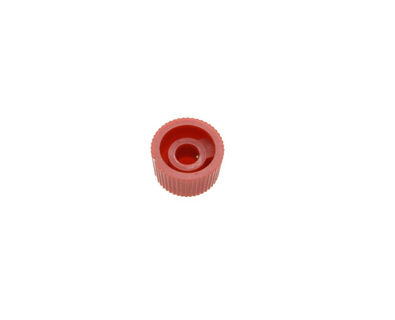 KAISH 10pcs Red Vintage Barrel Guitar Amplifier Knob Round Knobs with Set Screw