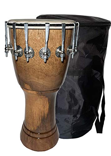 Gt Manufacturers Free Style Rope|Tuned Djembe|Djembe Drums(8 Inch Head)|Musical Instrument|Percussion Hand Drums|-Clear