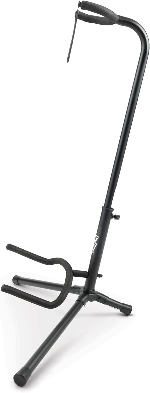 On-Stage XCG4 Black Tripod Guitar Stand, Single