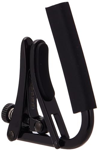 C1K Shubb Capo Noir Series Acoustic Guitar Capo - Black Chrome