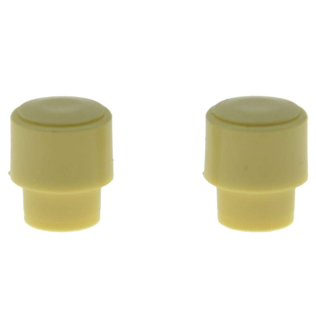 Dopro 2Pcs Barrel Switch Tip 3 Way/4 Way Pickup Selector Switch Knob For U.S. Tele/Telecaster Ivory