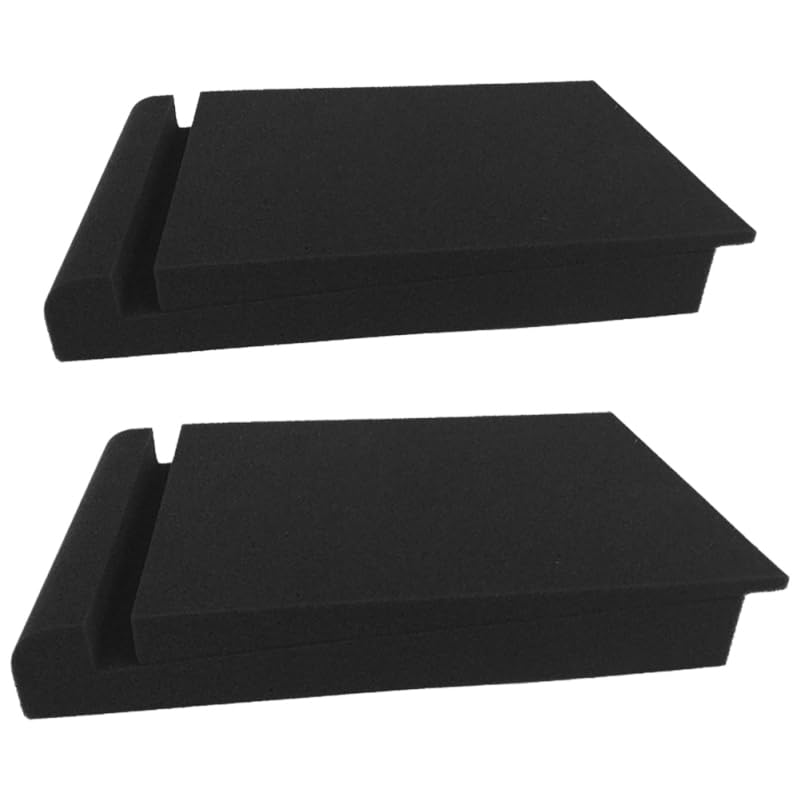Totority Speaker Anti-Vibration Pads (2 Sets) - High-Density Foam Sound Isolation Cushions for Vibration Reduction & Noise Inter