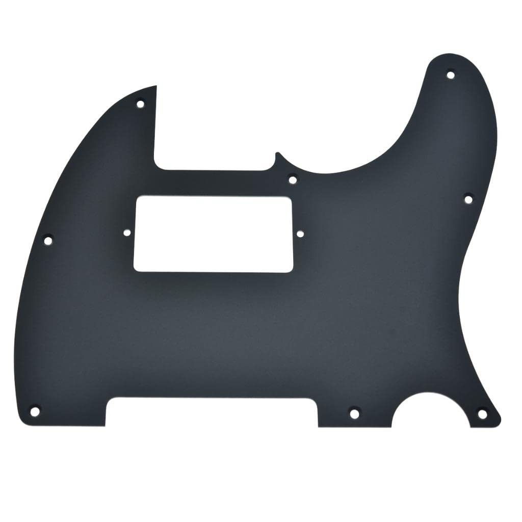 Dopro 8 Hole Matte Aluminum Tele Humbucker Pickguard Metal Anodized Tl Pick Guard Scratch Plate For Usa/Mexico Tele/Telecaster M