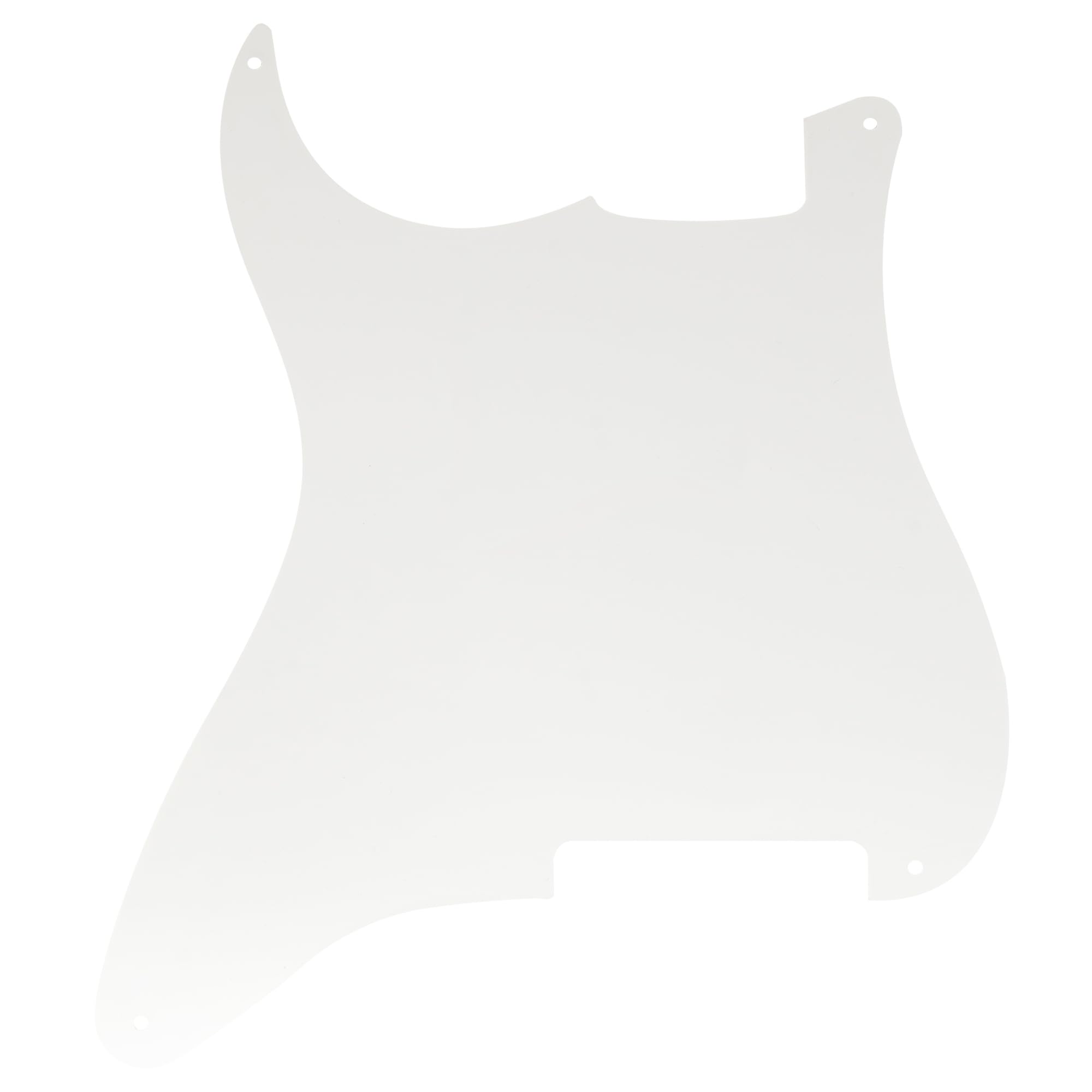 Musiclily 4 Hole Strat Pickguard Blank Material Guitar Scratch Plate for Fender Stratocaster Electric Guitar Replacement, 3Ply W