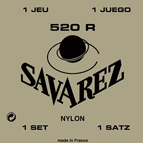 Savarez 520R Rectified Nylon High Tension Classical Guitar Strings