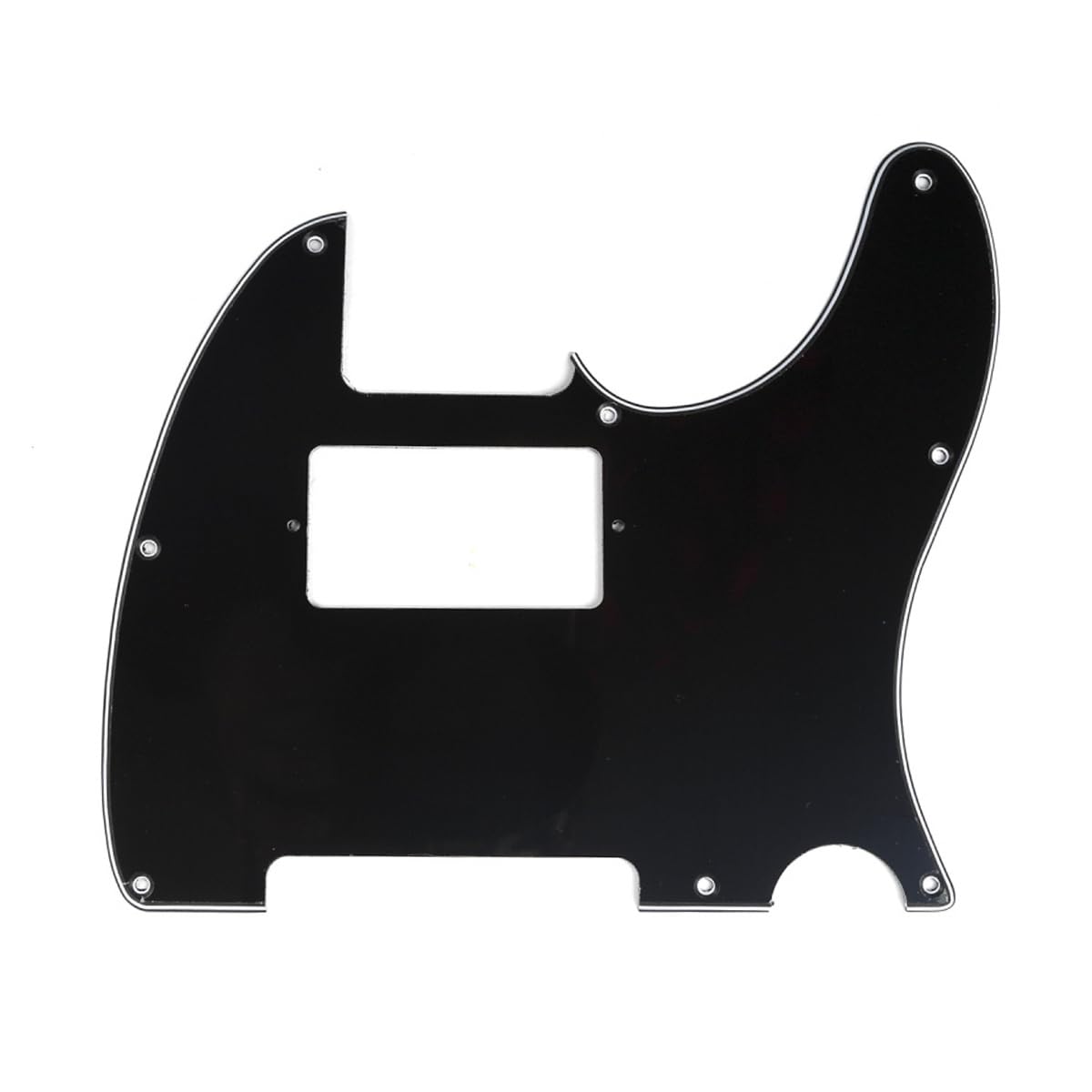 Musiclily 8 Hole Guitar Telecaster Pickguard Humbucker Hh For American/Mexican Made Fender Standard Telecaster Modern Style, 3 P