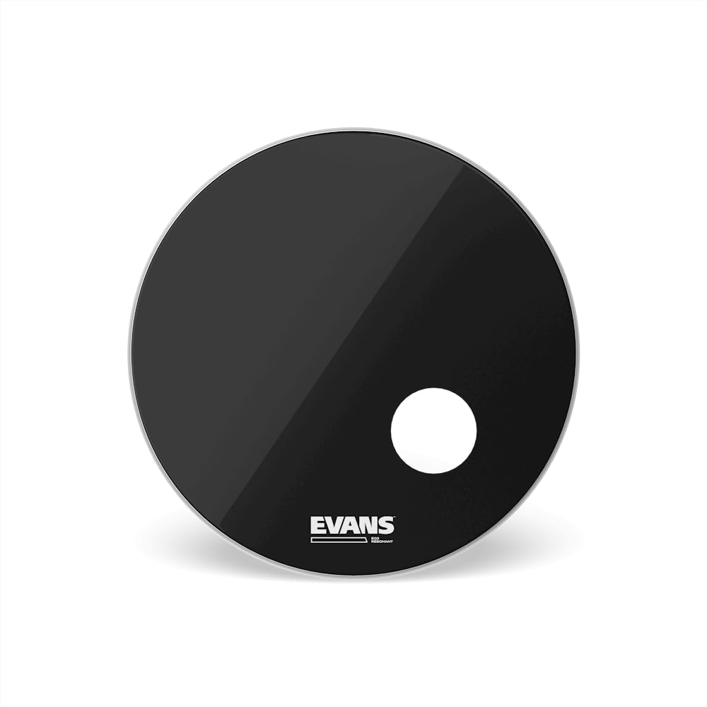 Evans EQ3 Resonant Black Bass Drum Head, 26 Inch