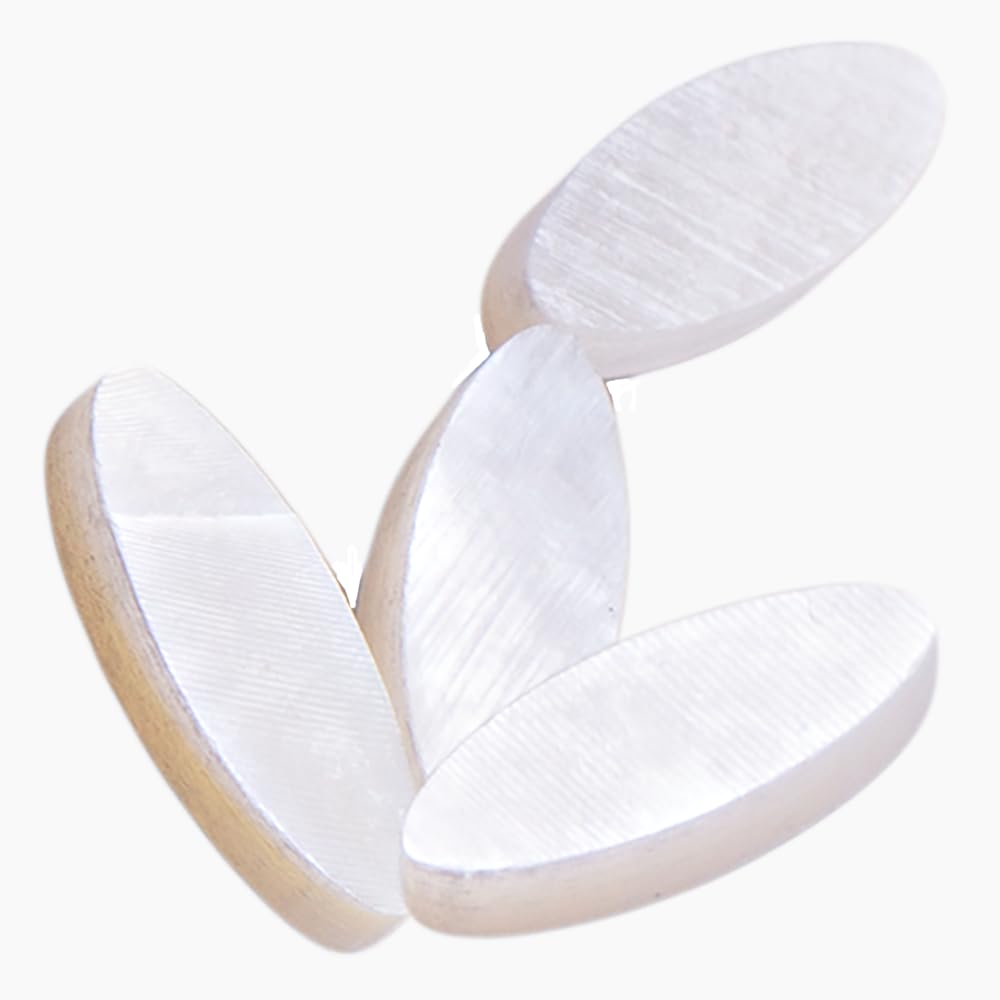 White Pearl Oblong Inlays Dots for Guitar Fingerboard Maker (Pack of 10)