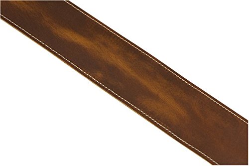 Fender Broken-In Leather Guitar Strap, 2.5in, Tan