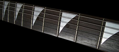 Jockomo Shark Fin (White Pearl) with Rosewood Dot Guitar Inlay Sticker