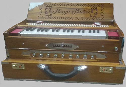 3.75 Octave 9 Scale Changer (With Coupler) Box Harmonium With 3 Set Of Reeds