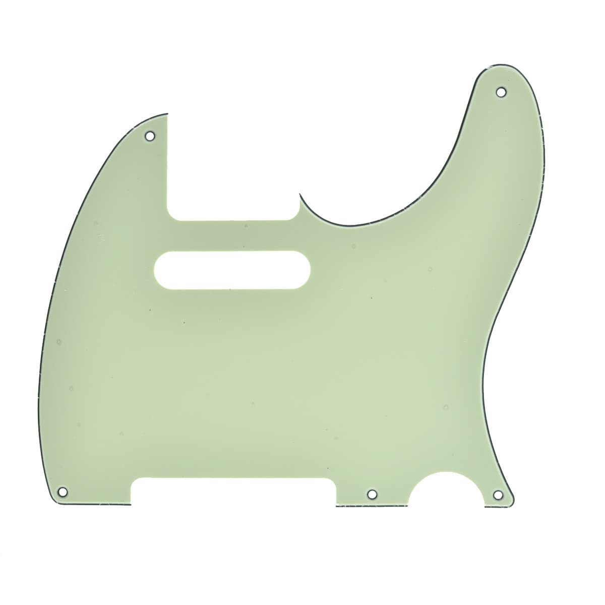 Dopro 5 Hole Vintage Tele Guitar Pickguard Scratch Plate fits USA/Mexican Fender Telecaster Mint Green