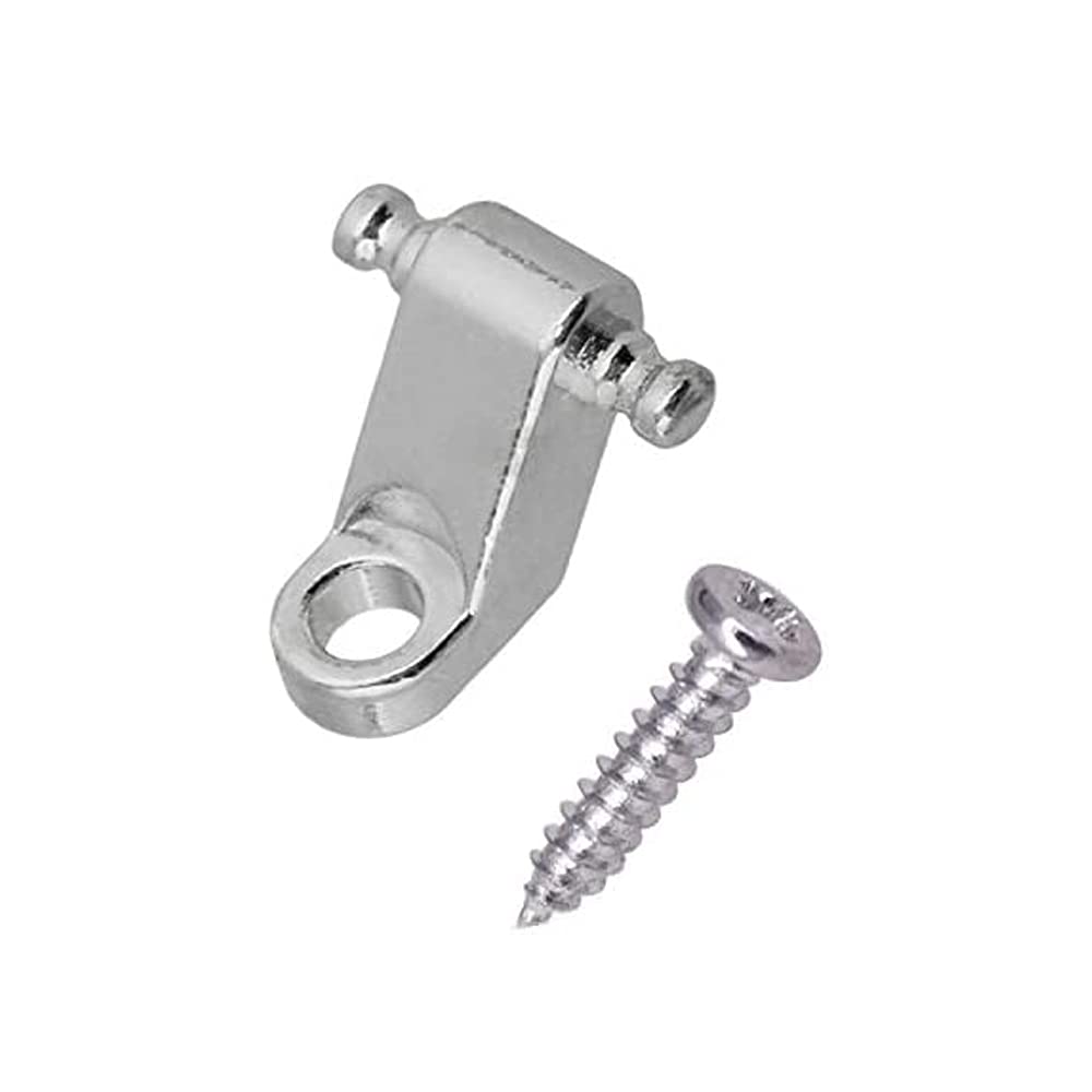 Electric Guitar String Retainers Tree Standard Roller String Guides Pack of 2pcs (3 Pcs Chrome)