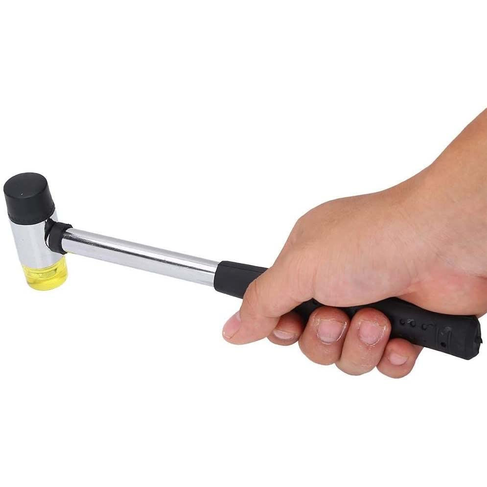 Guitar Luthiers Hammer Double Headed Tool Rubber Mallet Fret Fretboard Fretwork for Bass Guitar Ukulele Mandolin Banjo all Strin