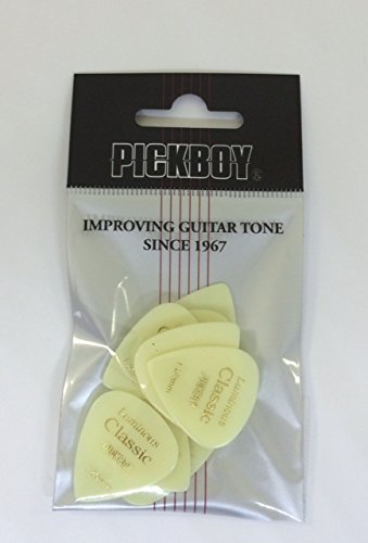 Pickboy Vintage Pick, Luminous, Cellulose, 1.20mm, 10 picks