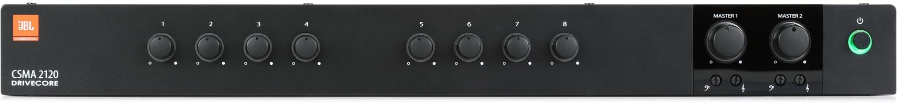 JBL Professional CSMA2120 Commercial Series Two-Channel 120-Watt Powered Audio Mixer/Amplifier