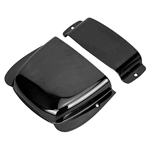 Bass Guitar Vintage Bridge Cover, Zinc Alloy Bass Guitar Bridge Cover With Screws For Electric Bass Guitar (Black)