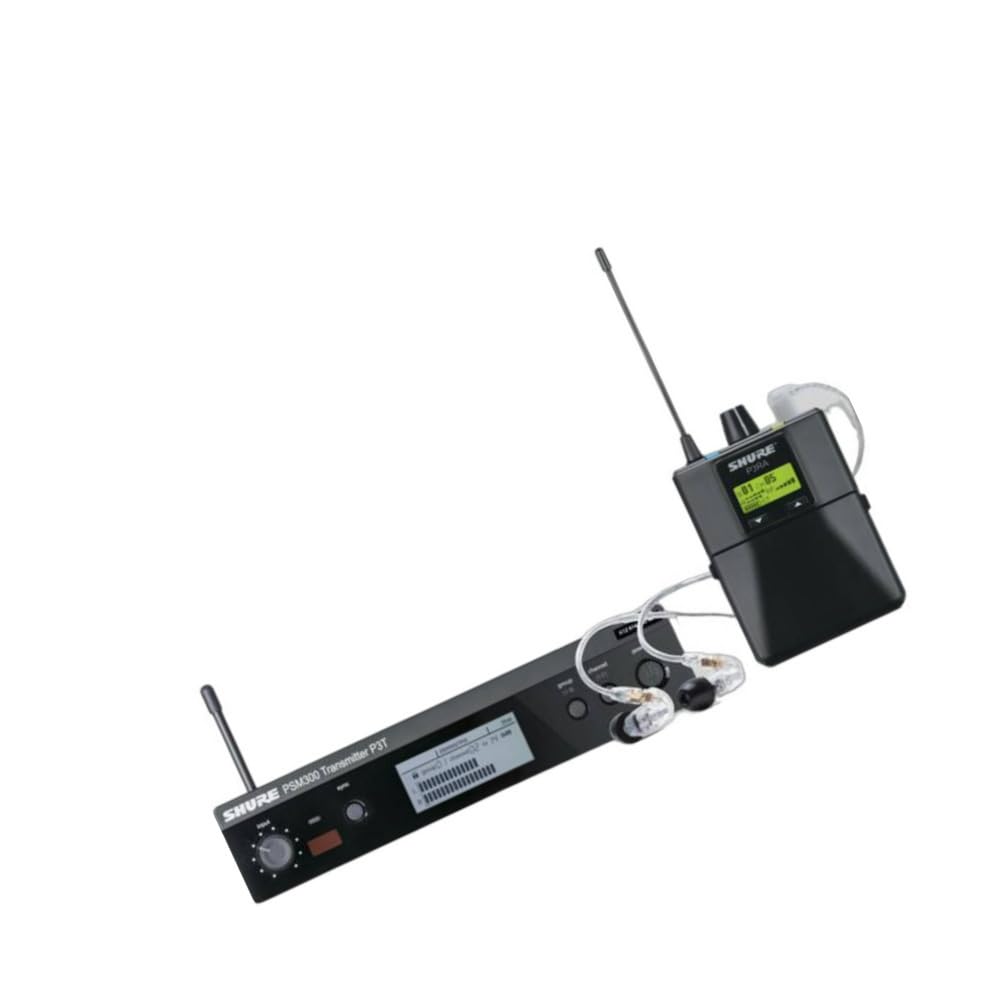 Shure PSM300 P3TRA215CL Pro Wireless In-Ear Personal Monitoring System with SE215-CL Earphones - H20 Band