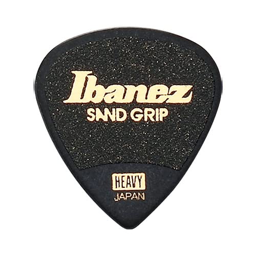 Ibanez PPA16HSG Wizard Series, Sand Grip Picks 6 Pack 1.0mm (PPA16HSGBK)