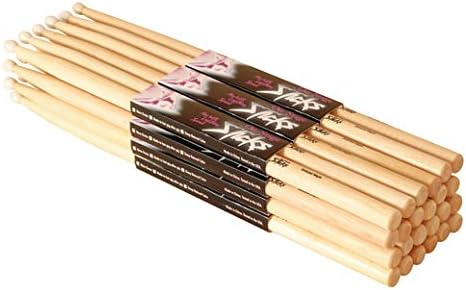 Maple Drum Sticks (7A, Wood Tip, 12pr)