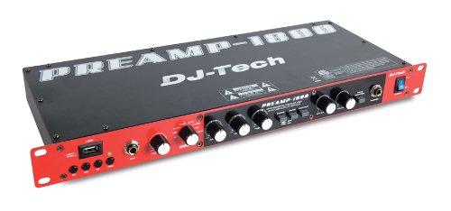 DJ Tech A- B Box, Red/Black (PREAMP1800)
