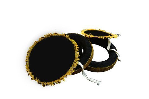 Sai Musical Ultimate Guru Tabla Base Set Of 2 - Black