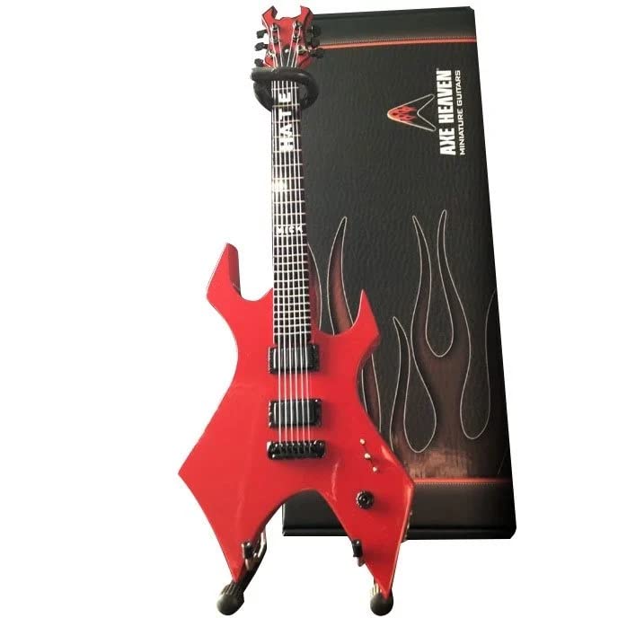 Axe Heaven Mt-506 Mick Thompson Signature Hate Red Mini Guitar